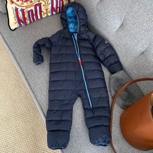 6-12 month L L Bean bunting in navy